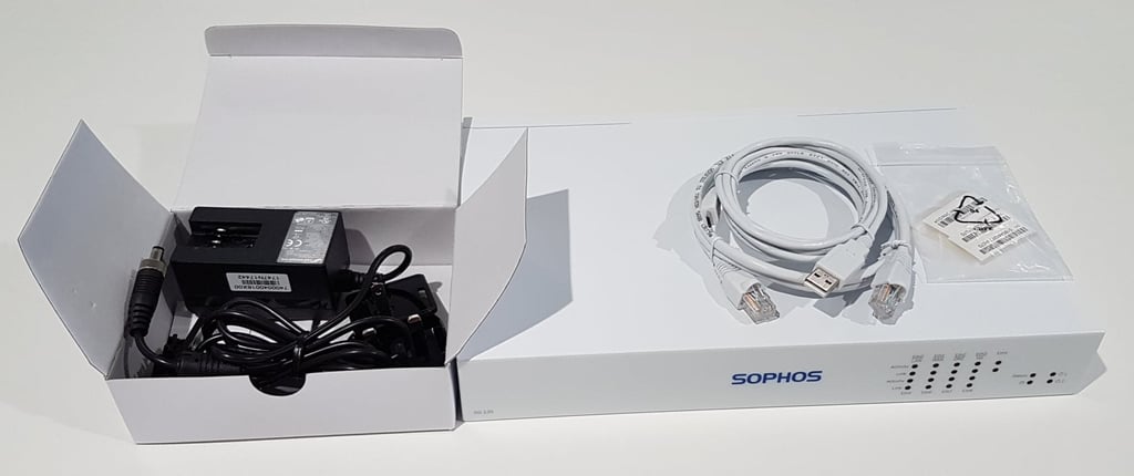 Sophos XG 135: paketets innehåll