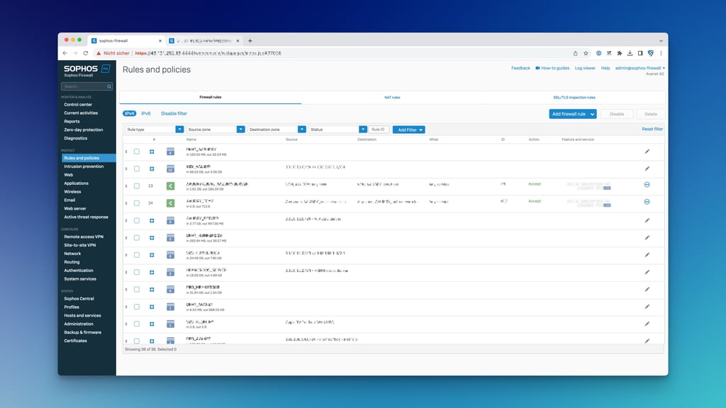 Sophos Firewall v20 1920p ottimizzato per widescreen