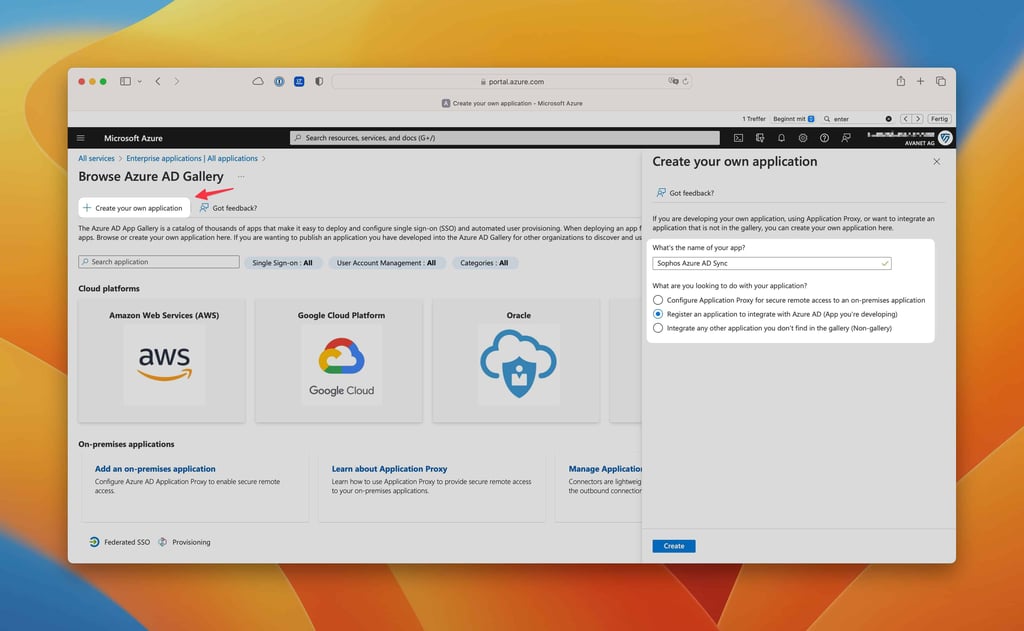 Azure AD - Create your own application