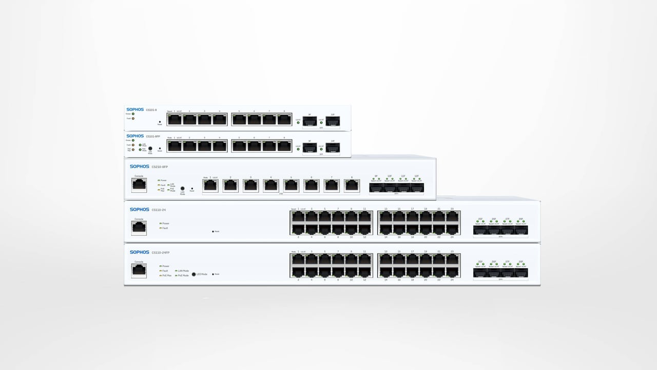 Sophos Switch – Nouveaux switches réseau pour une gestion centralisée