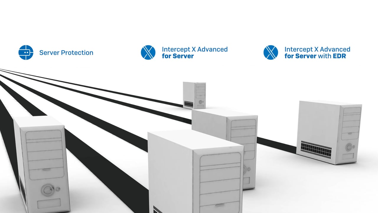 Sophos Central Server - Inga blandade licenser med EDR