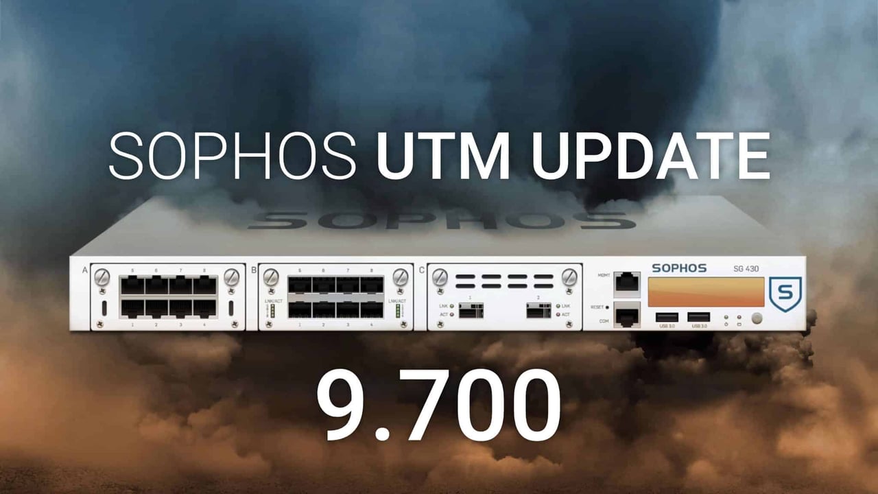 Sophos UTM Update v9.700 released