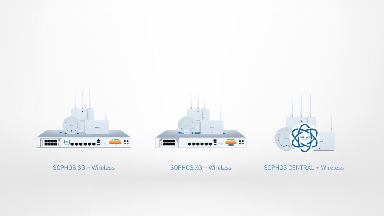 Managing Wireless Networks – Three Options with Sophos