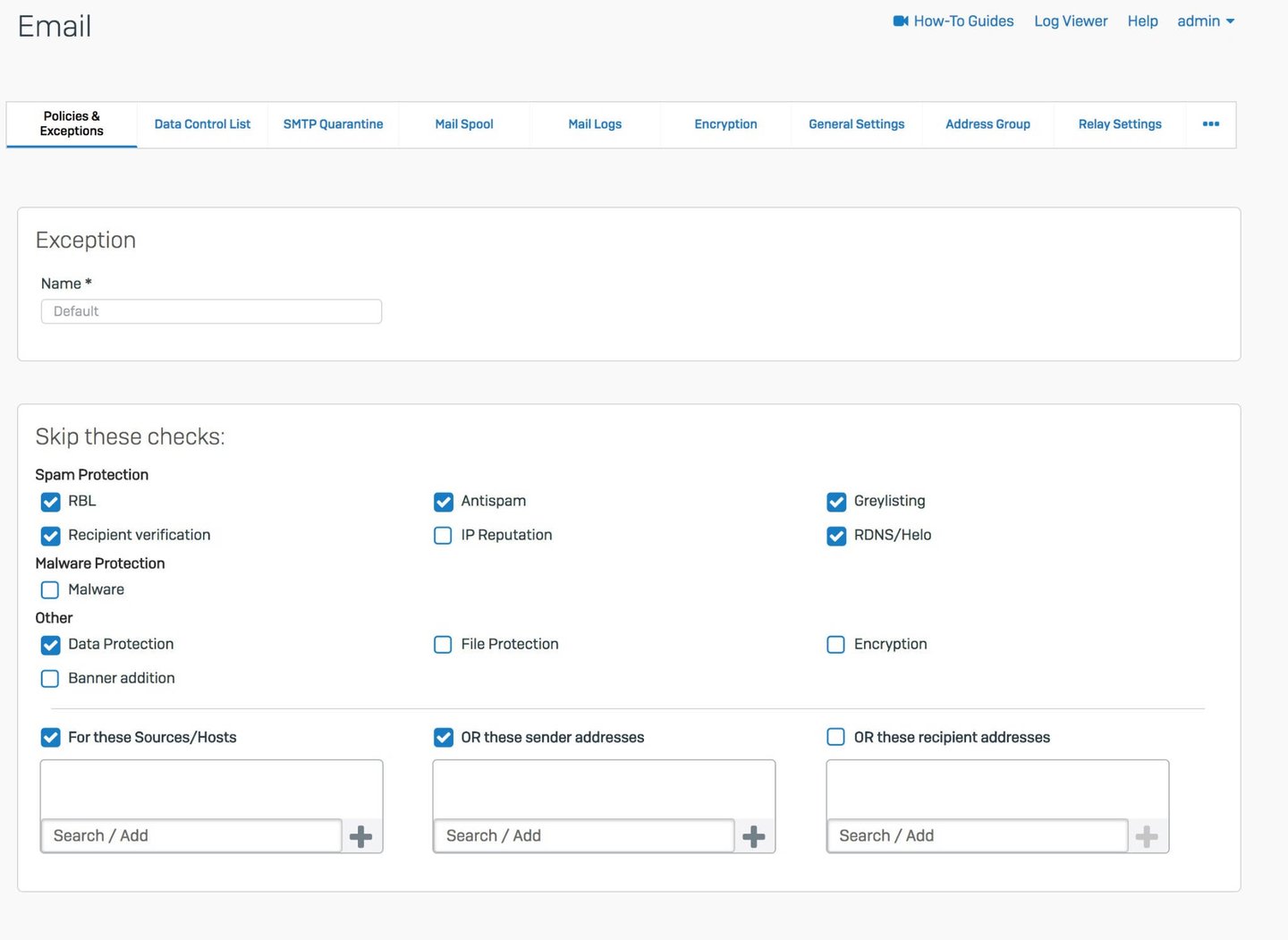 Email Protection improvements