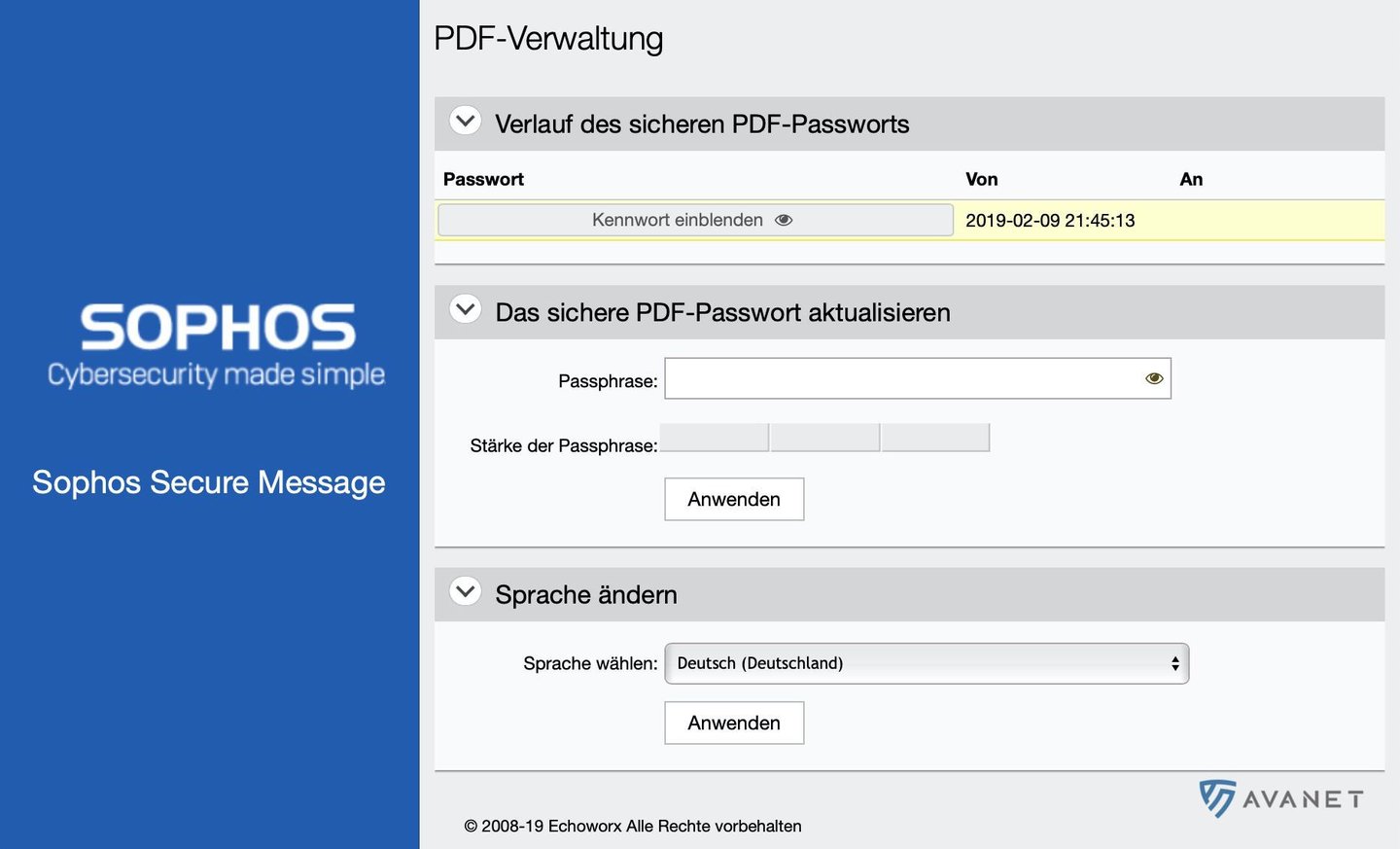E-postkryptering - PDF-lösenord glömt