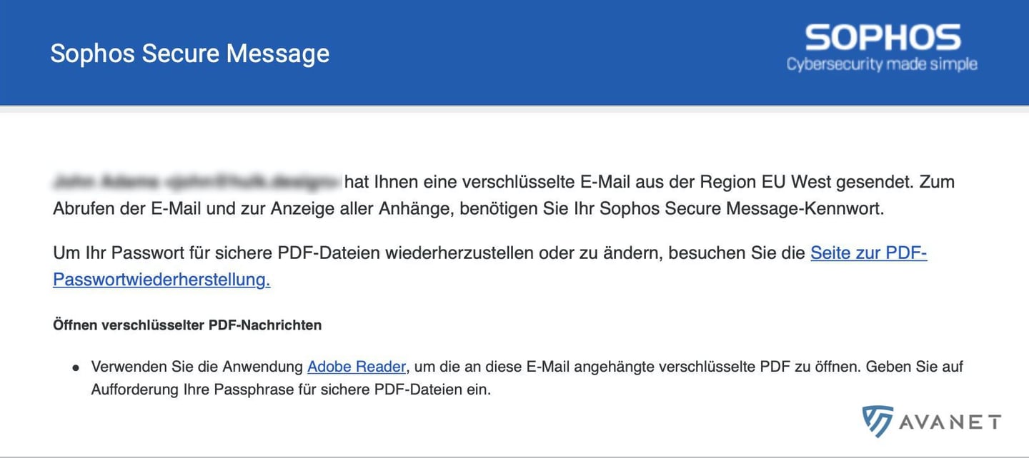 Meddelande om e-postkryptering