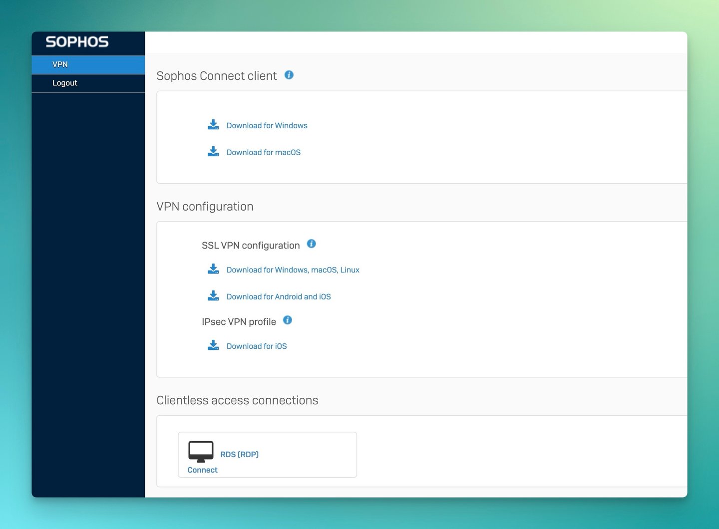 Sophos Firewall v20.0 - Panoramica del Portale VPN
