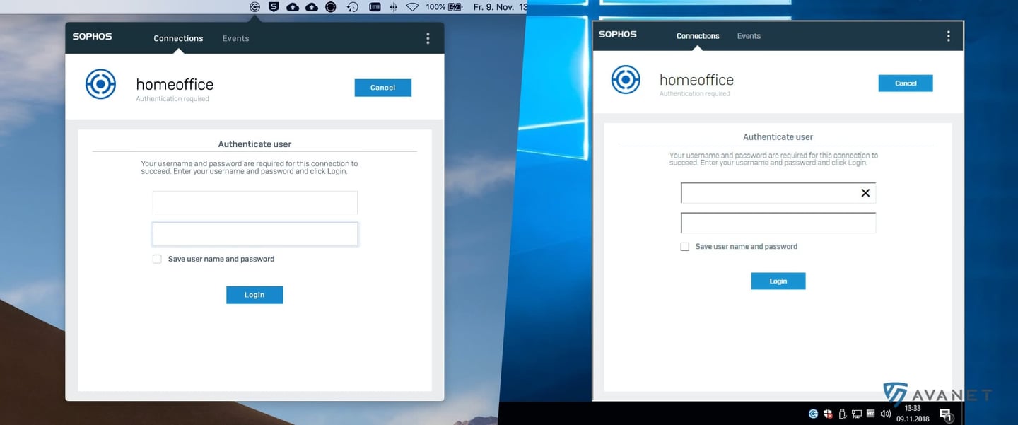 Sophos XG v17.5 - Sophos Connect IPsec VPN client for Mac and Windows