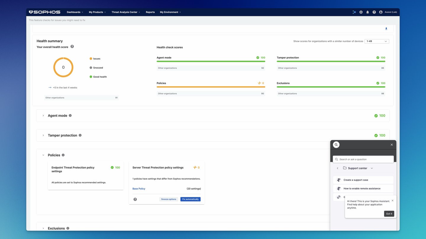 Panel de ayuda con Create a support case