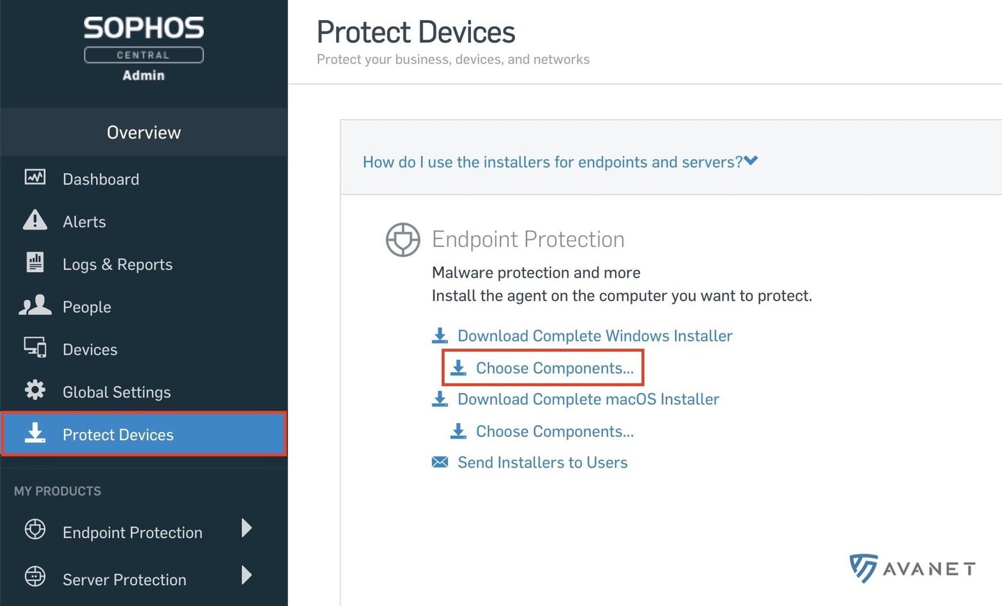 Sophos Central Download Setup Endpoint Intercept X