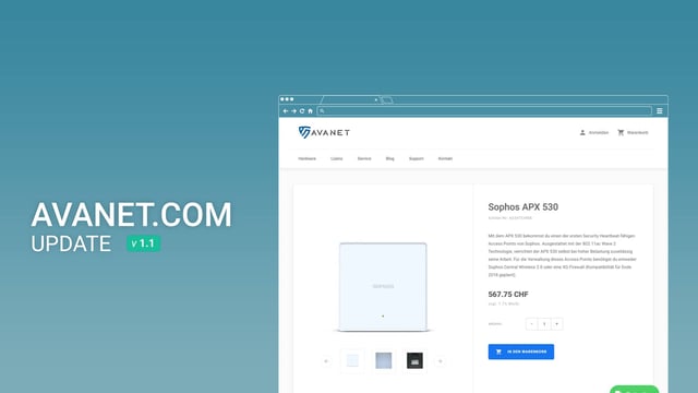 Boutique Avanet - Diverses optimisations et nouveaux produits