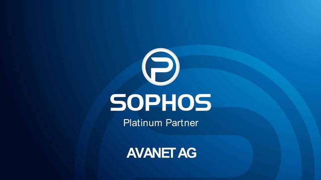Avanet est désormais partenaire Sophos Platinum