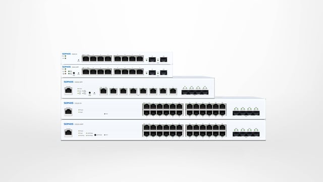 Sophos Switch – Nouveaux switches réseau pour une gestion centralisée