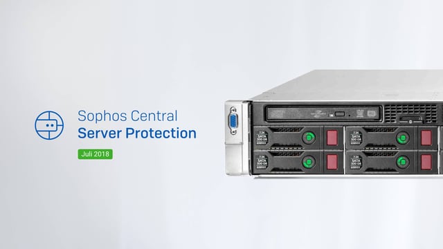 Sophos Central Server Protection : Intercept X pour serveurs