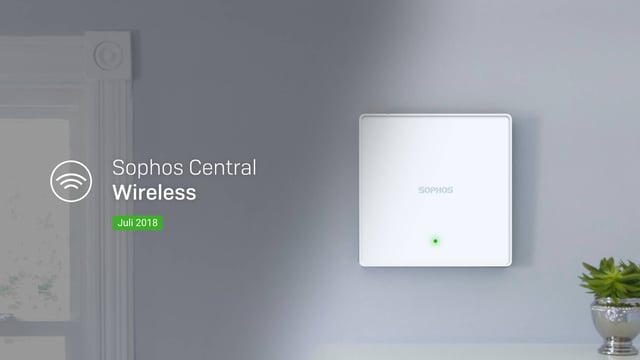 Sophos Wireless - la gestion Wi-Fi dans Central devient gratuite