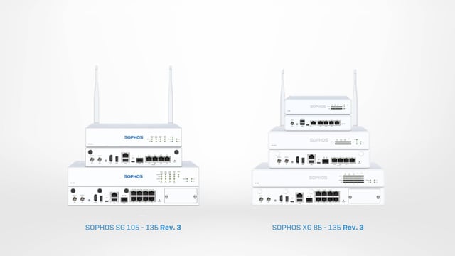 Sophos Firewall Rev. 3 : désormais disponible