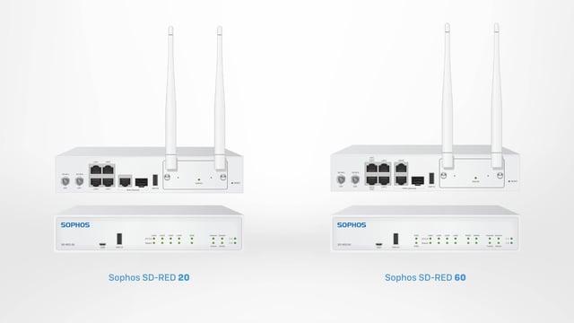 Nouveau matériel Sophos : SD-RED 20 et SD-RED 60 disponibles