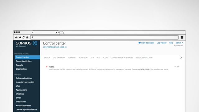 Sophos SFOS : faille SQL injection corrigée