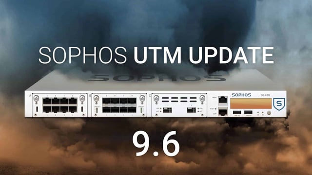 Sophos UTM Update v9.6 publié