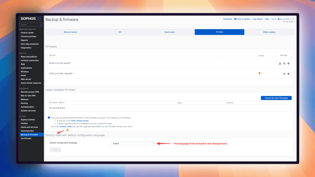 Sophos Firewall v21.5 MR1 : sécurité et stabilité au premier plan