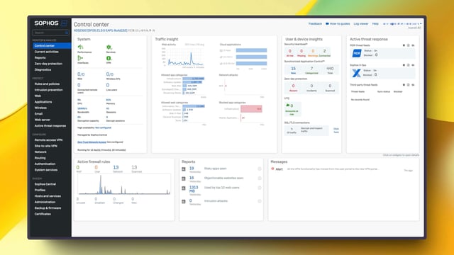 Sophos Firewall v21 : nouvelles fonctionnalités et améliorations